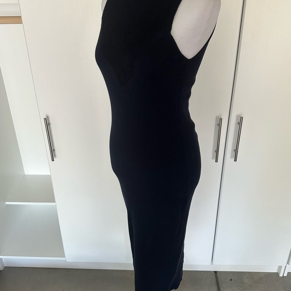 Rag & Bone Bodycon sweater dress with lace detail